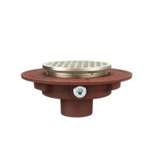 Mifab Round Adjustable Floor Drain with Flange